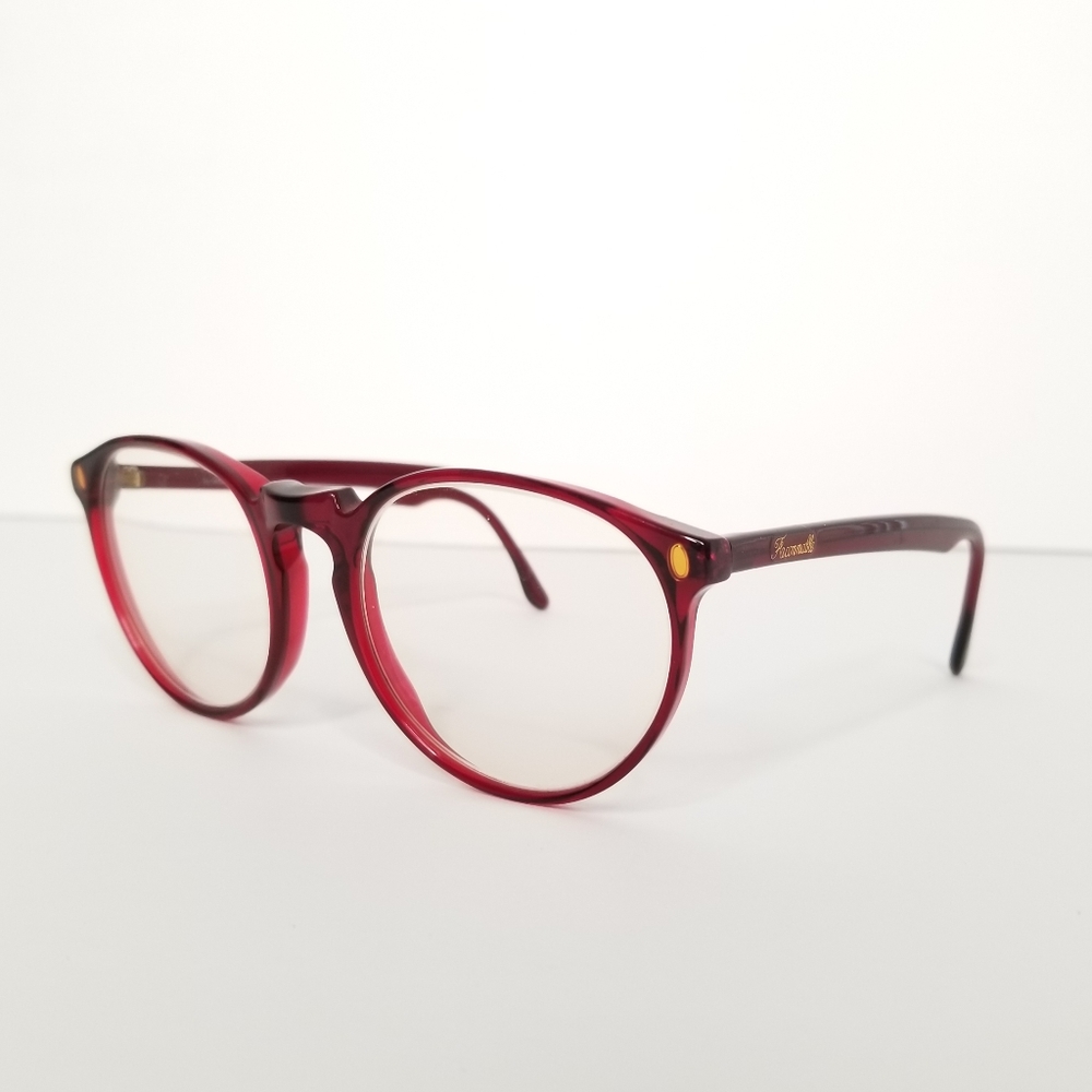 Faconnable Retro Wine Eyeglasses View 2